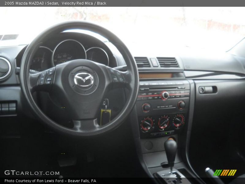 Velocity Red Mica / Black 2005 Mazda MAZDA3 i Sedan