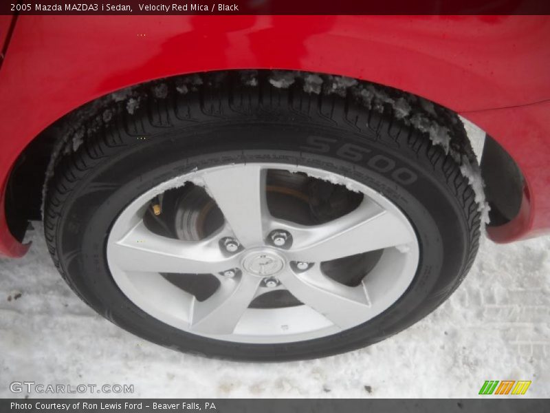 Velocity Red Mica / Black 2005 Mazda MAZDA3 i Sedan