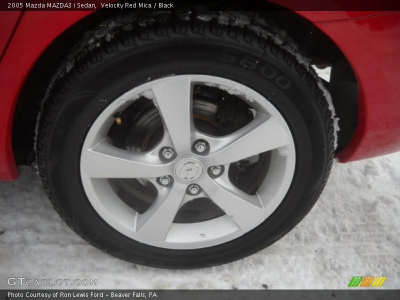Velocity Red Mica / Black 2005 Mazda MAZDA3 i Sedan