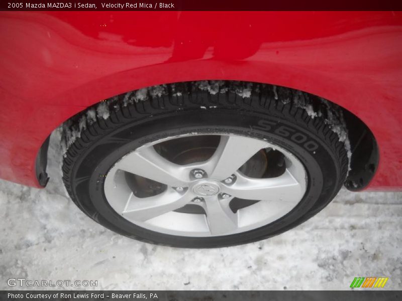Velocity Red Mica / Black 2005 Mazda MAZDA3 i Sedan
