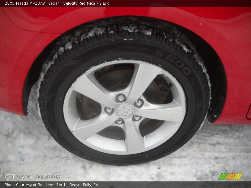 Velocity Red Mica / Black 2005 Mazda MAZDA3 i Sedan