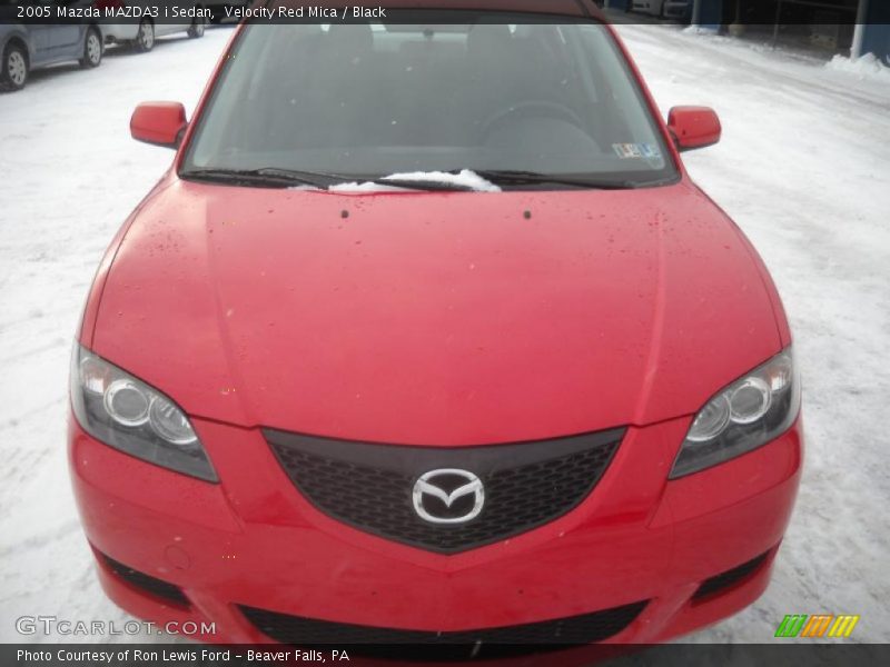 Velocity Red Mica / Black 2005 Mazda MAZDA3 i Sedan