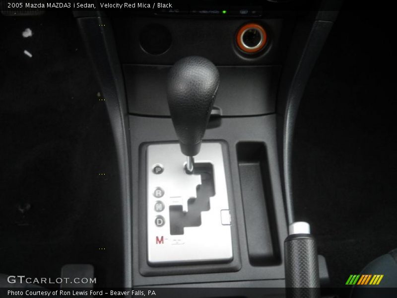 Velocity Red Mica / Black 2005 Mazda MAZDA3 i Sedan