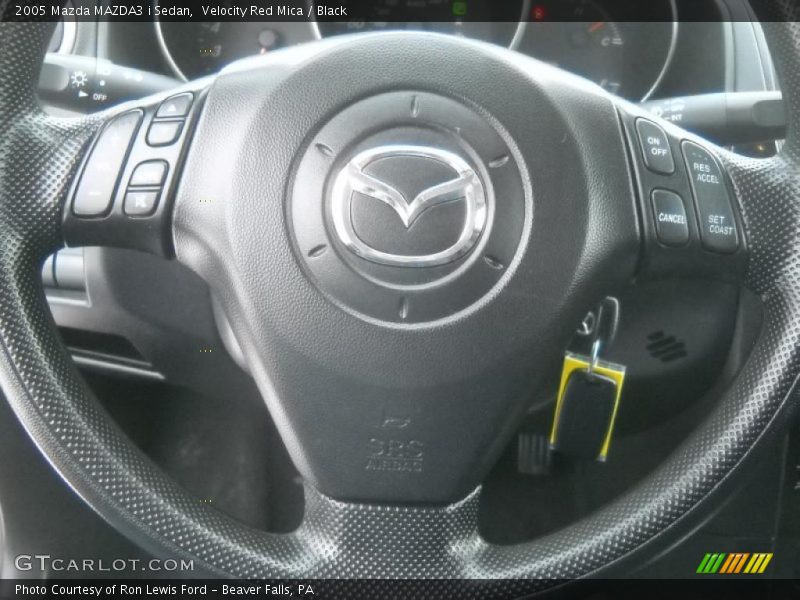 Velocity Red Mica / Black 2005 Mazda MAZDA3 i Sedan
