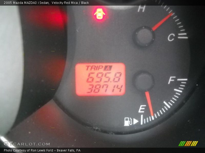 Velocity Red Mica / Black 2005 Mazda MAZDA3 i Sedan