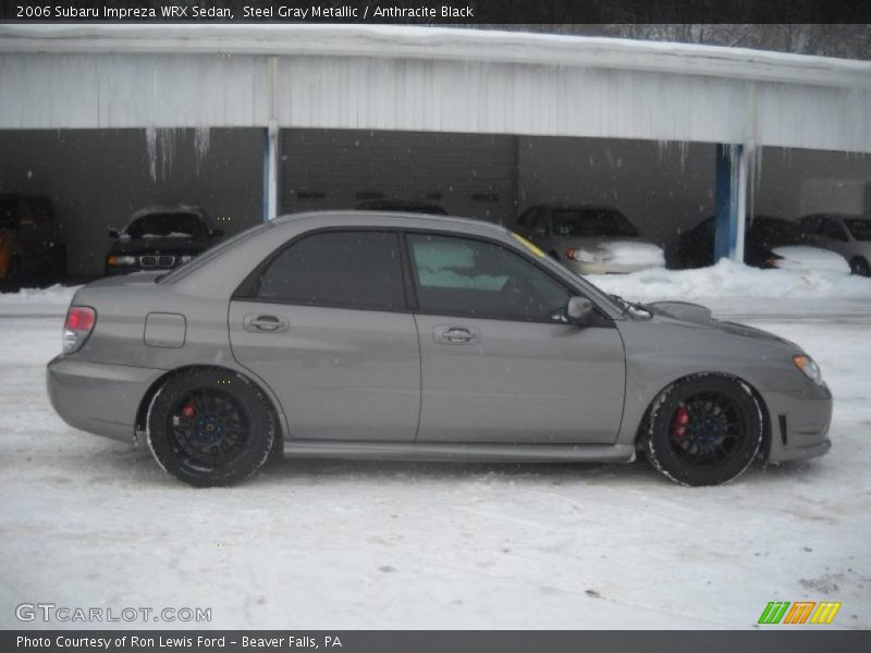 Steel Gray Metallic / Anthracite Black 2006 Subaru Impreza WRX Sedan