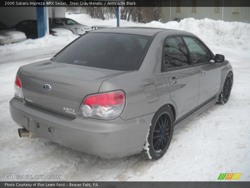 Steel Gray Metallic / Anthracite Black 2006 Subaru Impreza WRX Sedan