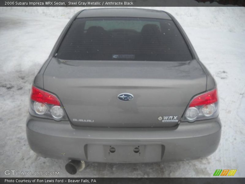 Steel Gray Metallic / Anthracite Black 2006 Subaru Impreza WRX Sedan