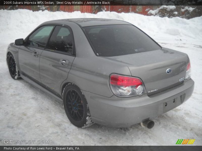 Steel Gray Metallic / Anthracite Black 2006 Subaru Impreza WRX Sedan