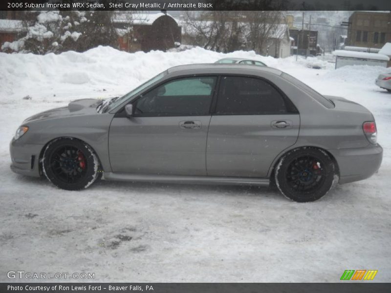 Steel Gray Metallic / Anthracite Black 2006 Subaru Impreza WRX Sedan