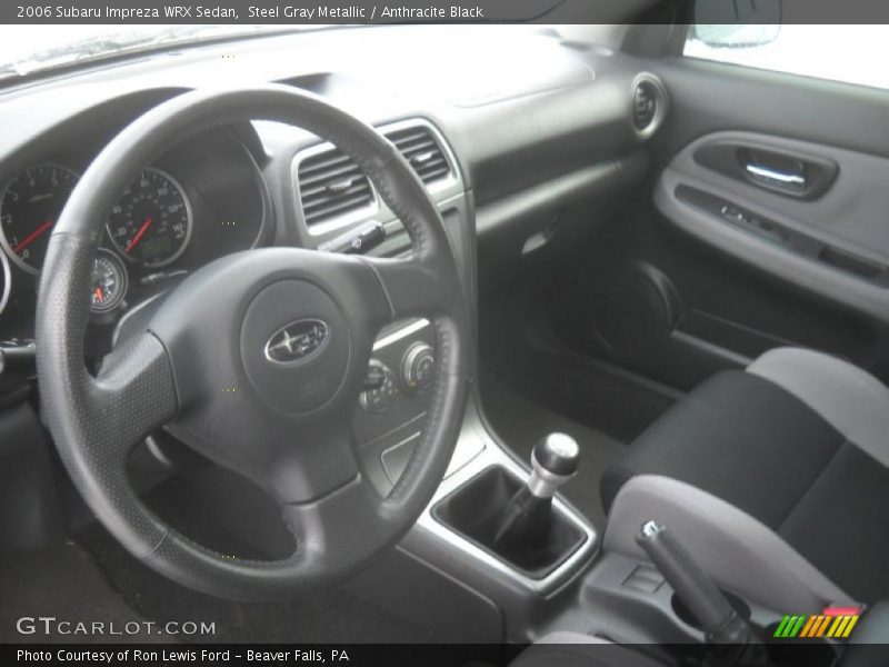 Steel Gray Metallic / Anthracite Black 2006 Subaru Impreza WRX Sedan