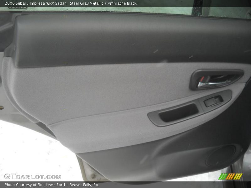 Steel Gray Metallic / Anthracite Black 2006 Subaru Impreza WRX Sedan