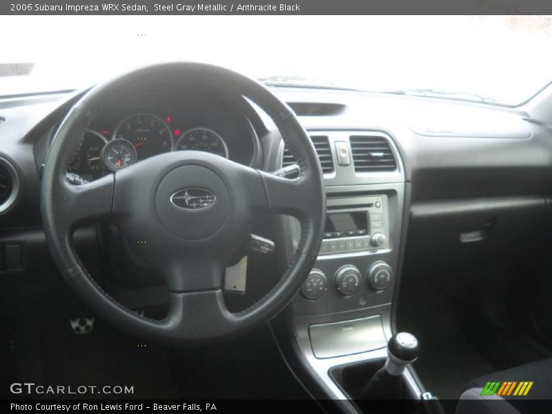 Steel Gray Metallic / Anthracite Black 2006 Subaru Impreza WRX Sedan