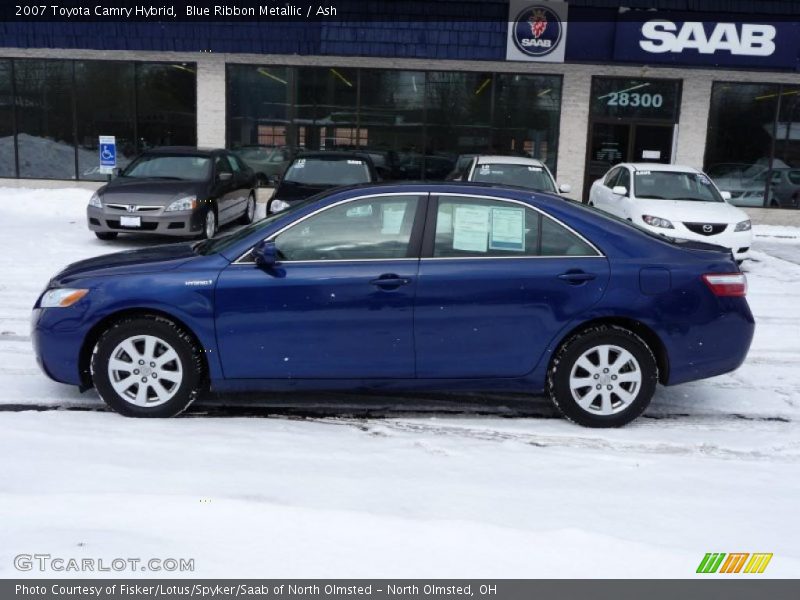 Blue Ribbon Metallic / Ash 2007 Toyota Camry Hybrid