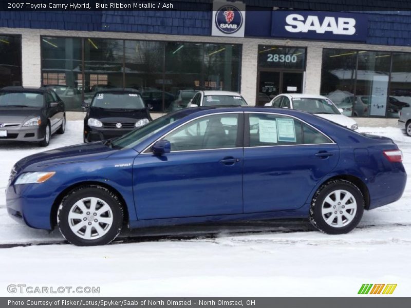 Blue Ribbon Metallic / Ash 2007 Toyota Camry Hybrid