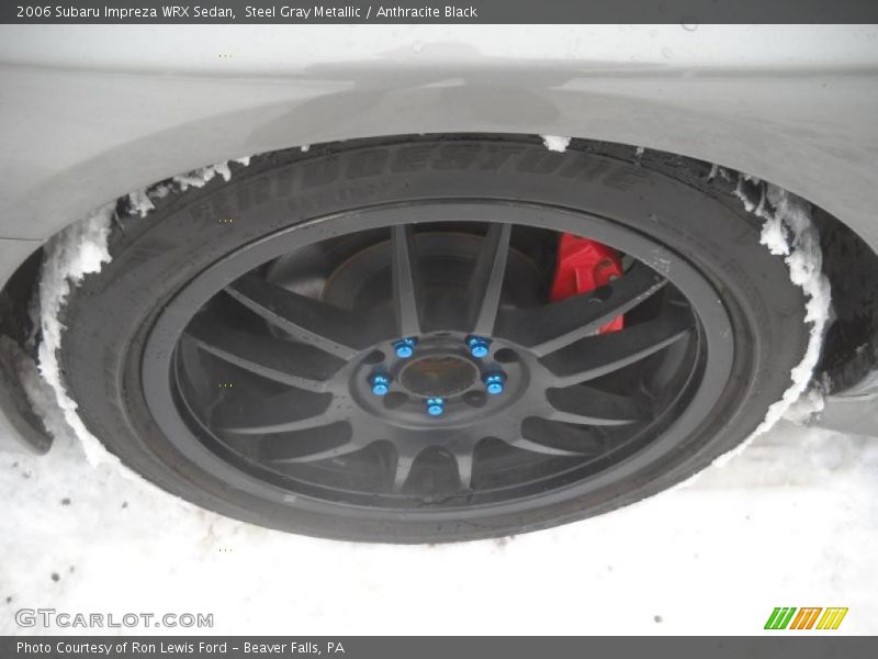 Steel Gray Metallic / Anthracite Black 2006 Subaru Impreza WRX Sedan