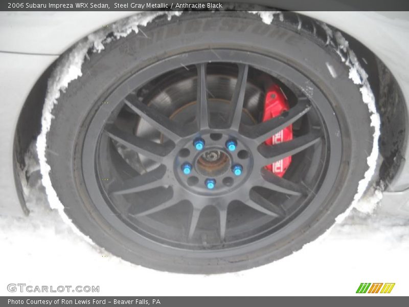 Steel Gray Metallic / Anthracite Black 2006 Subaru Impreza WRX Sedan