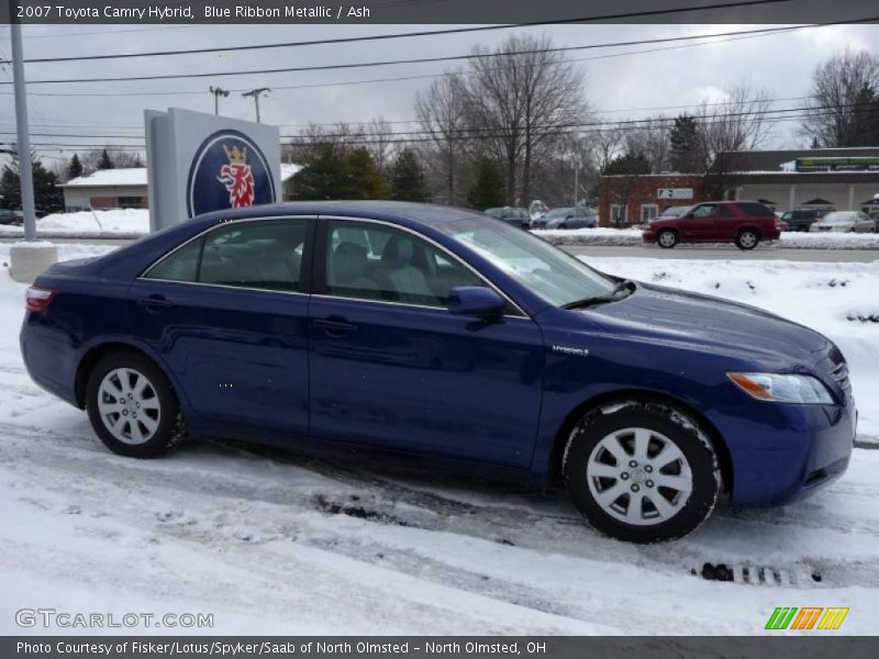 Blue Ribbon Metallic / Ash 2007 Toyota Camry Hybrid