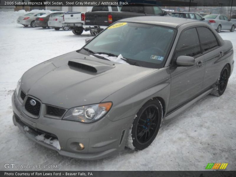 Steel Gray Metallic / Anthracite Black 2006 Subaru Impreza WRX Sedan
