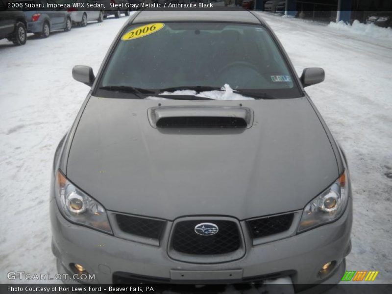 Steel Gray Metallic / Anthracite Black 2006 Subaru Impreza WRX Sedan