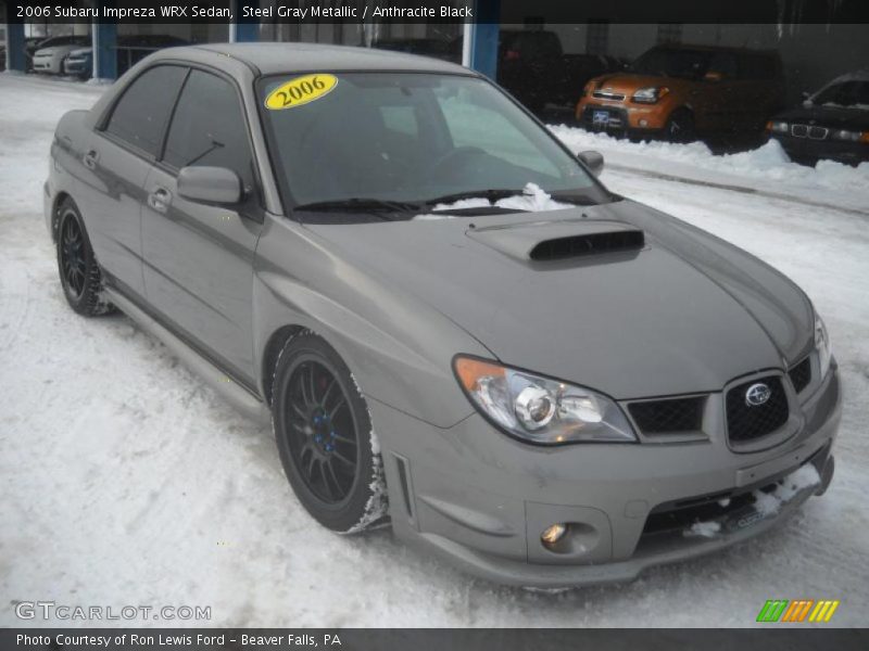 Steel Gray Metallic / Anthracite Black 2006 Subaru Impreza WRX Sedan