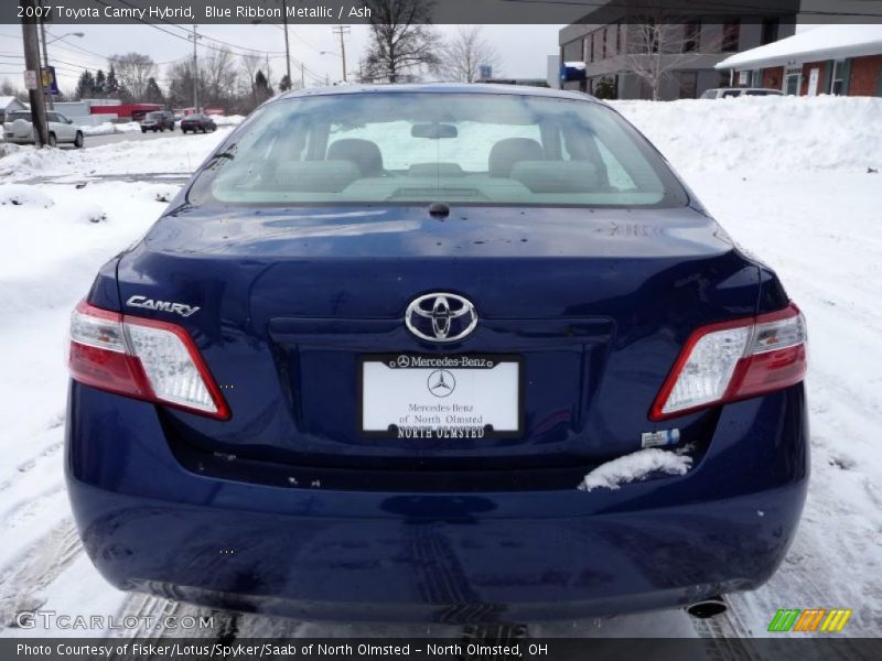 Blue Ribbon Metallic / Ash 2007 Toyota Camry Hybrid
