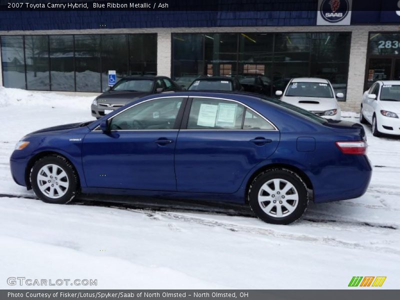 Blue Ribbon Metallic / Ash 2007 Toyota Camry Hybrid