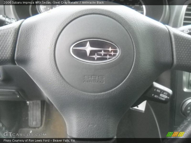 Steel Gray Metallic / Anthracite Black 2006 Subaru Impreza WRX Sedan