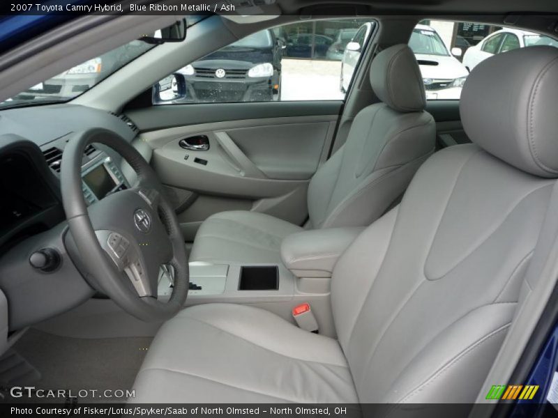 Blue Ribbon Metallic / Ash 2007 Toyota Camry Hybrid