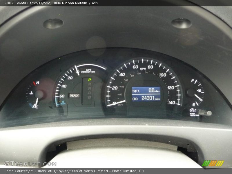 Blue Ribbon Metallic / Ash 2007 Toyota Camry Hybrid