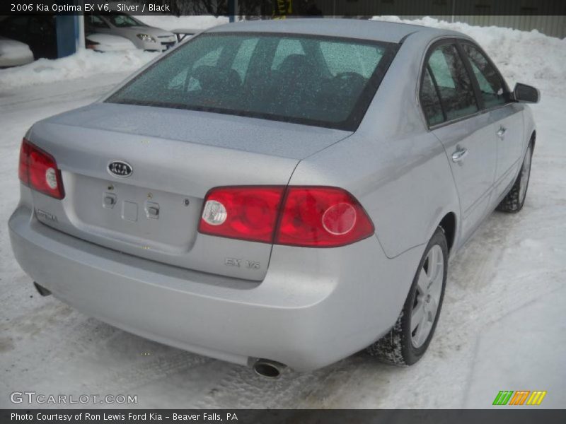 Silver / Black 2006 Kia Optima EX V6