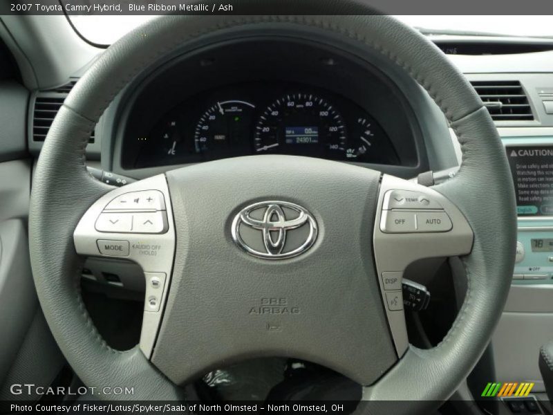 Blue Ribbon Metallic / Ash 2007 Toyota Camry Hybrid