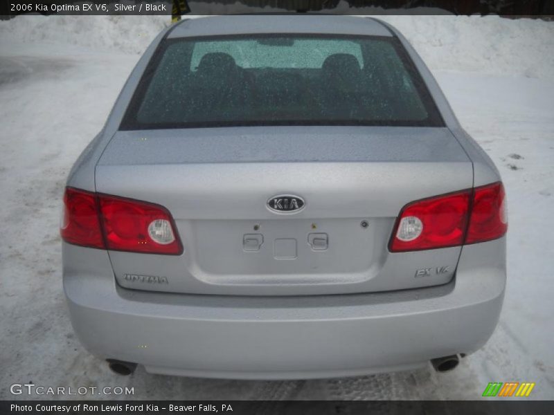 Silver / Black 2006 Kia Optima EX V6