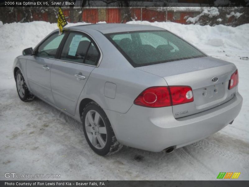 Silver / Black 2006 Kia Optima EX V6