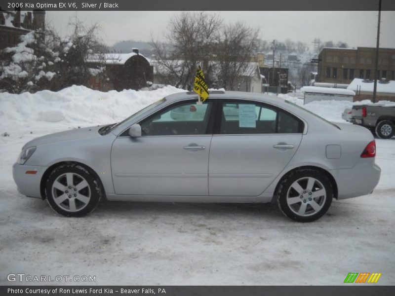 Silver / Black 2006 Kia Optima EX V6