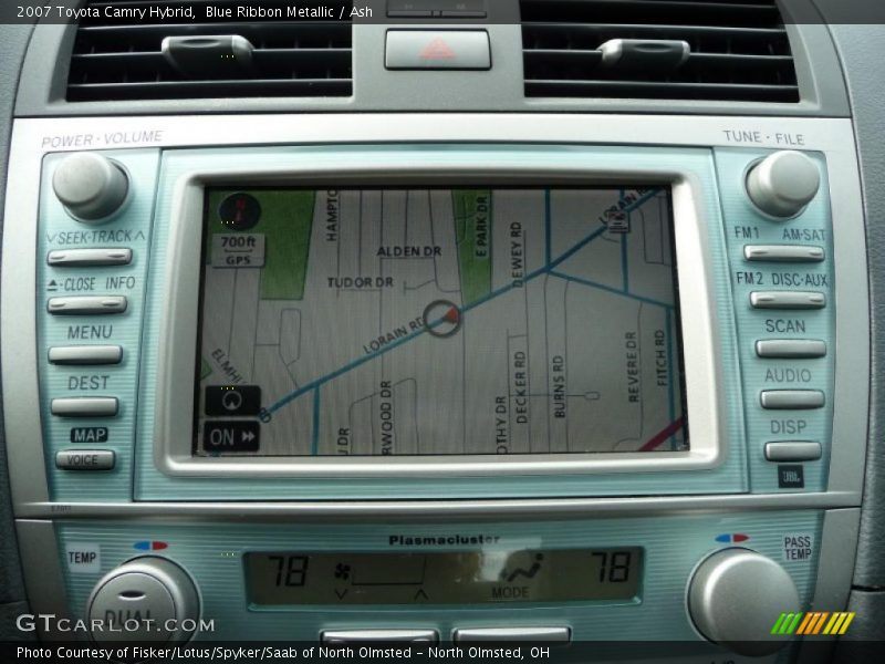 Blue Ribbon Metallic / Ash 2007 Toyota Camry Hybrid