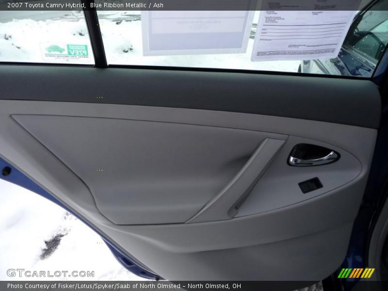 Blue Ribbon Metallic / Ash 2007 Toyota Camry Hybrid