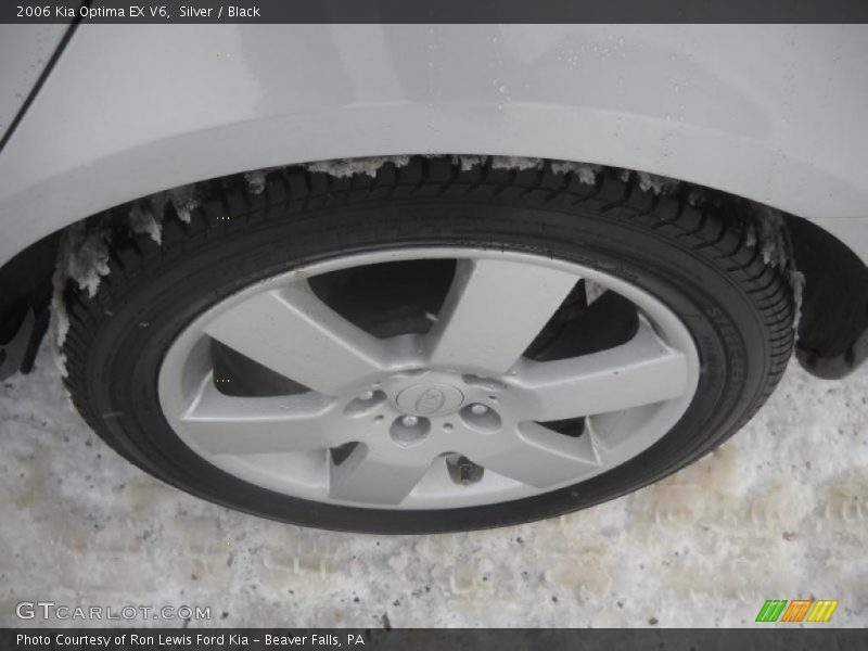Silver / Black 2006 Kia Optima EX V6