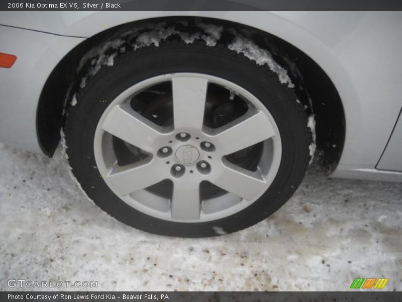 Silver / Black 2006 Kia Optima EX V6