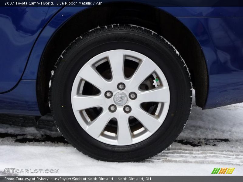 Blue Ribbon Metallic / Ash 2007 Toyota Camry Hybrid