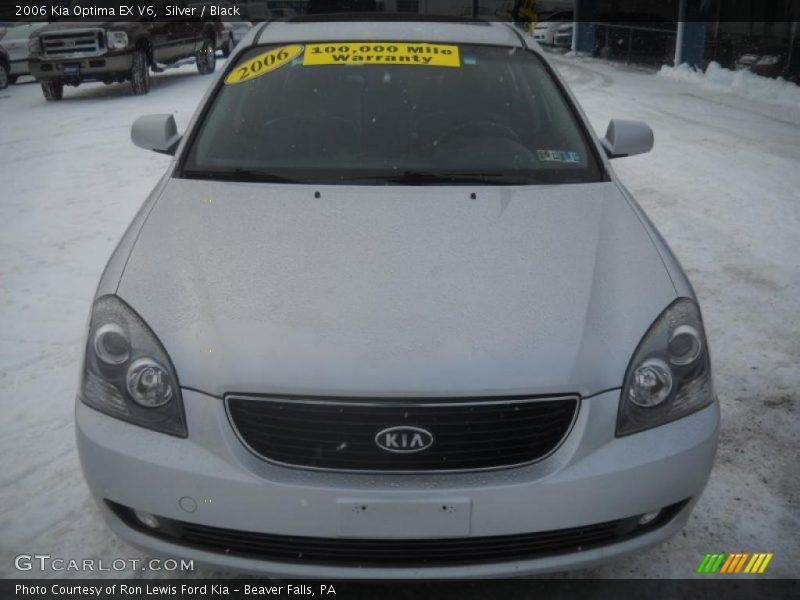 Silver / Black 2006 Kia Optima EX V6