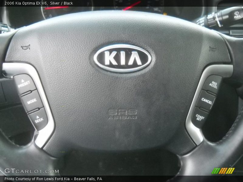 Silver / Black 2006 Kia Optima EX V6