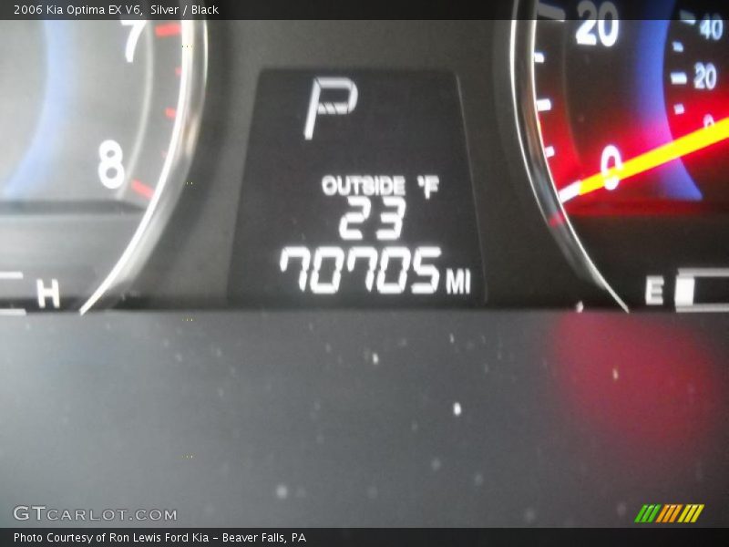 Silver / Black 2006 Kia Optima EX V6