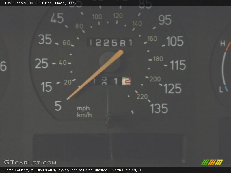 Black / Black 1997 Saab 9000 CSE Turbo