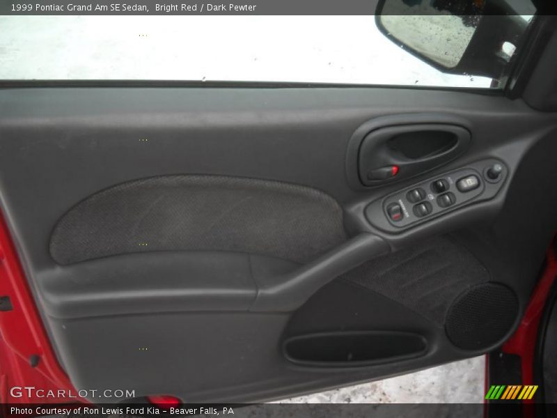 Bright Red / Dark Pewter 1999 Pontiac Grand Am SE Sedan