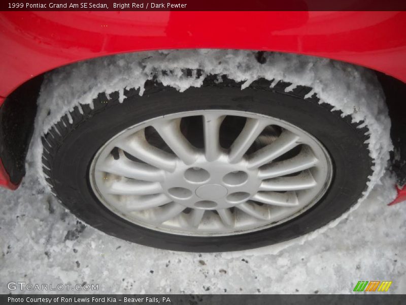 Bright Red / Dark Pewter 1999 Pontiac Grand Am SE Sedan