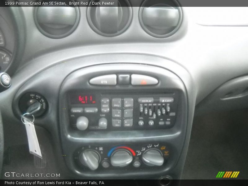 Bright Red / Dark Pewter 1999 Pontiac Grand Am SE Sedan