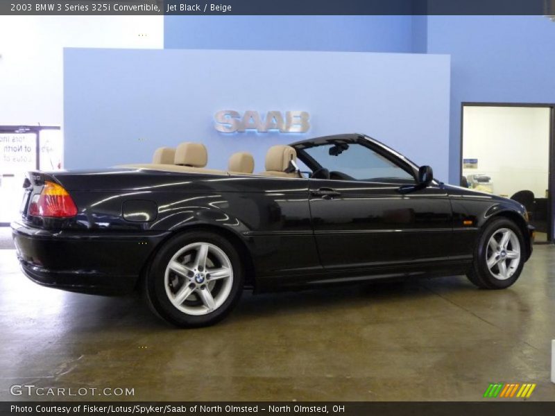 Jet Black / Beige 2003 BMW 3 Series 325i Convertible