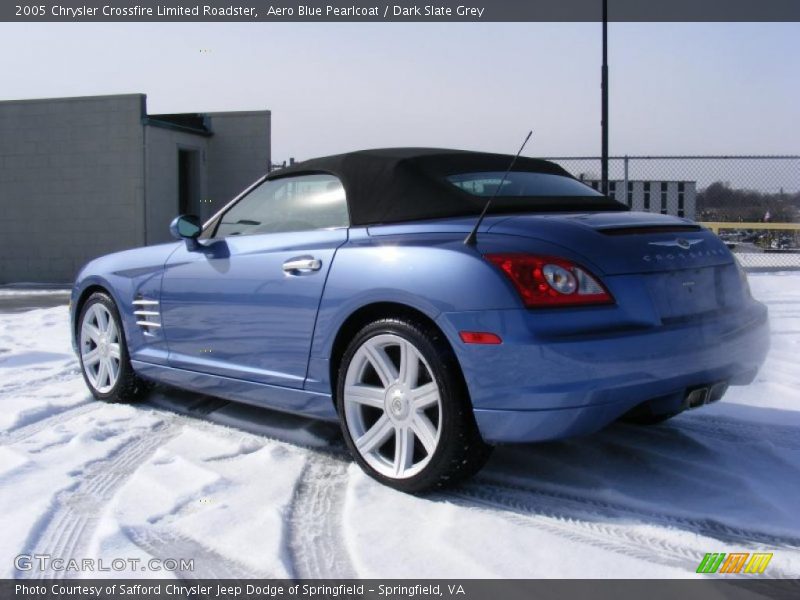 Aero Blue Pearlcoat / Dark Slate Grey 2005 Chrysler Crossfire Limited Roadster