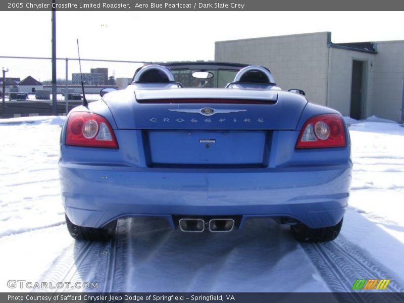 Aero Blue Pearlcoat / Dark Slate Grey 2005 Chrysler Crossfire Limited Roadster